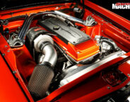 Ford Mustang engine bay