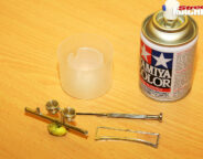 model car kit pieces