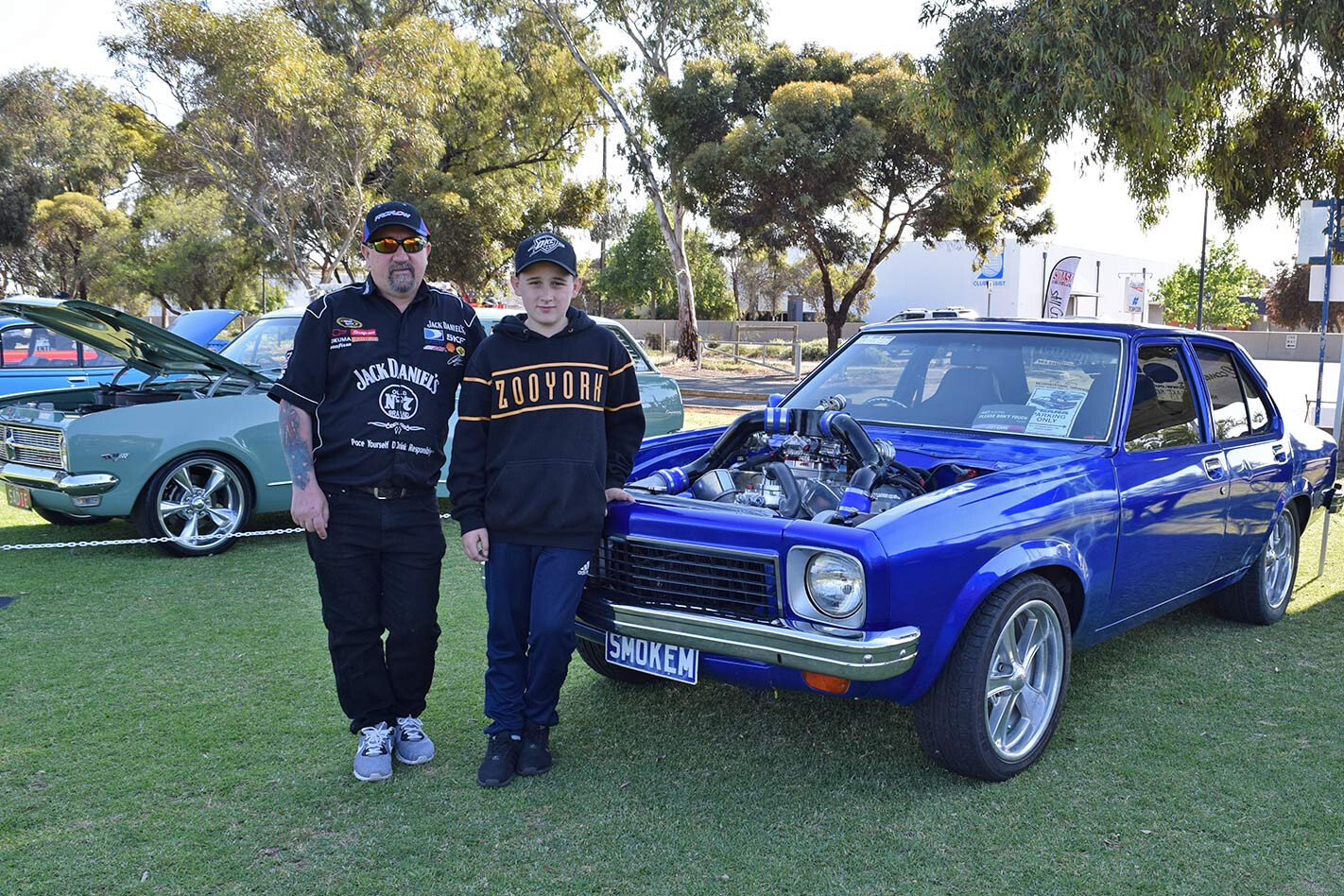 Glen McHale with son Brayden