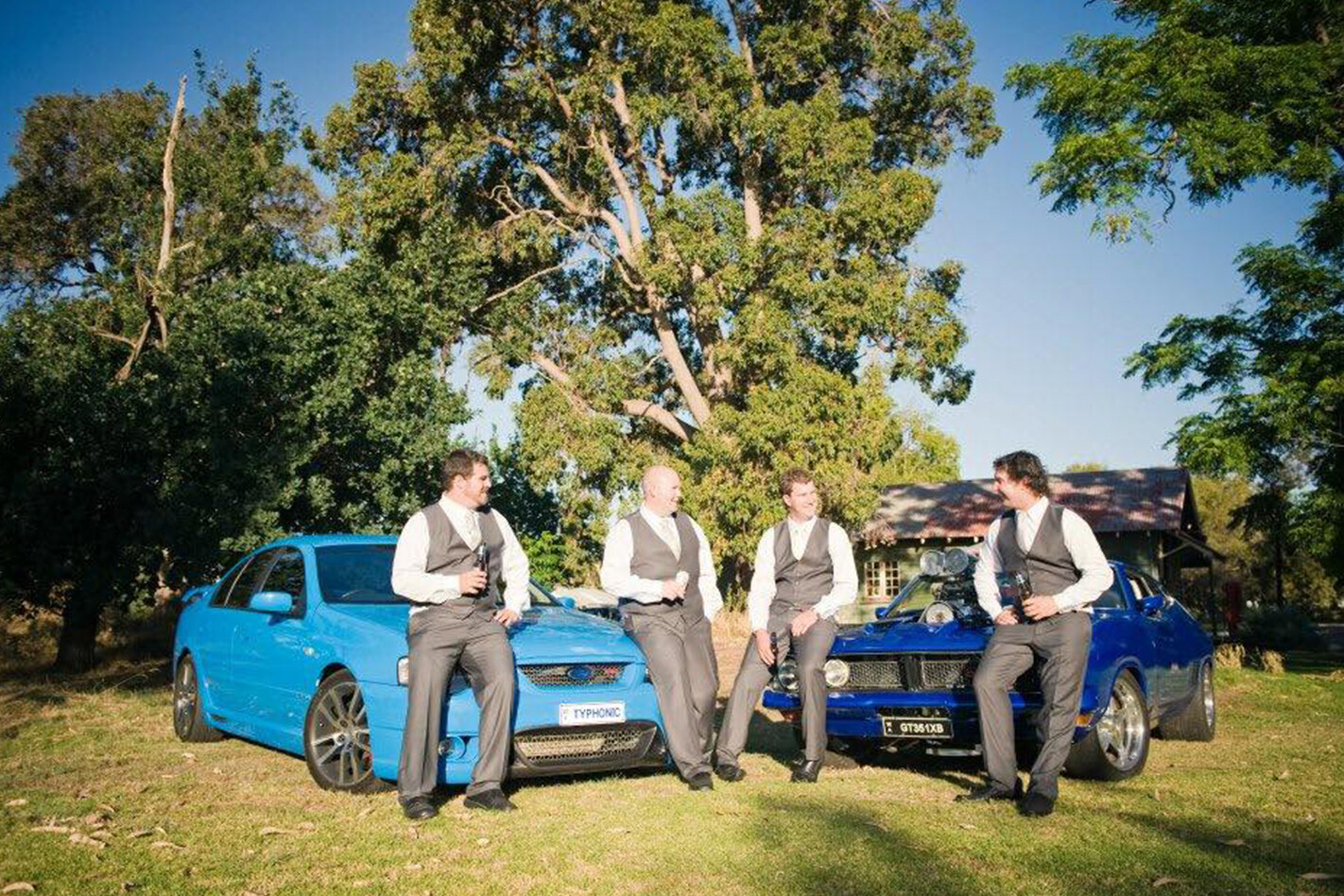 Chris Nardini's wedding cars
