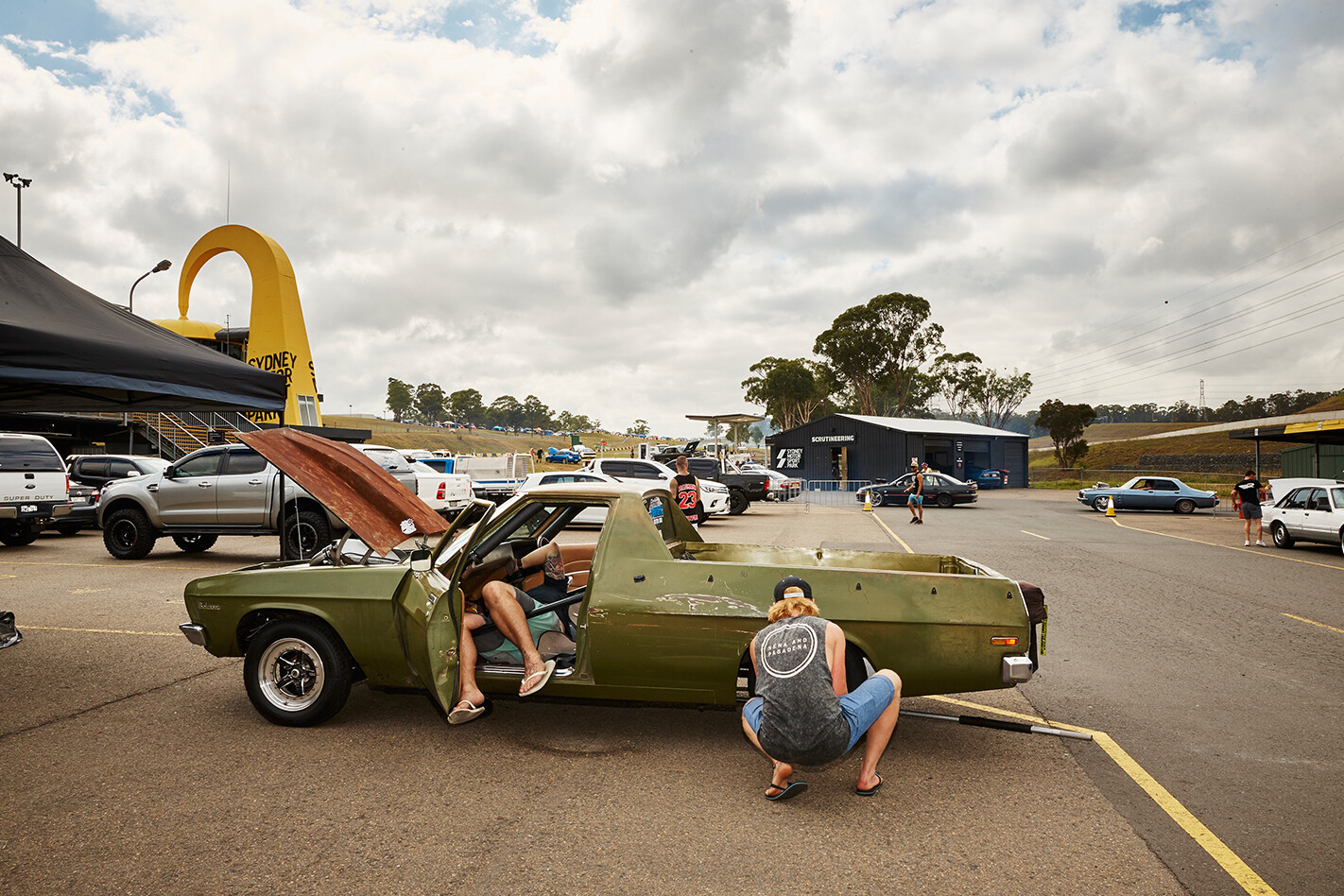 Rod Browitt's HQ ute at Powercruise