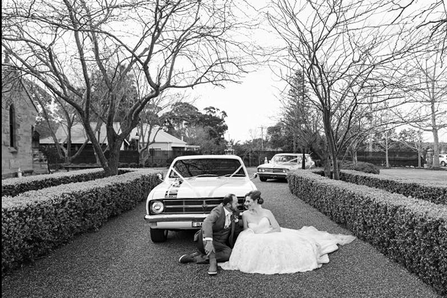 Chad Sansom's Monaro wedding cars