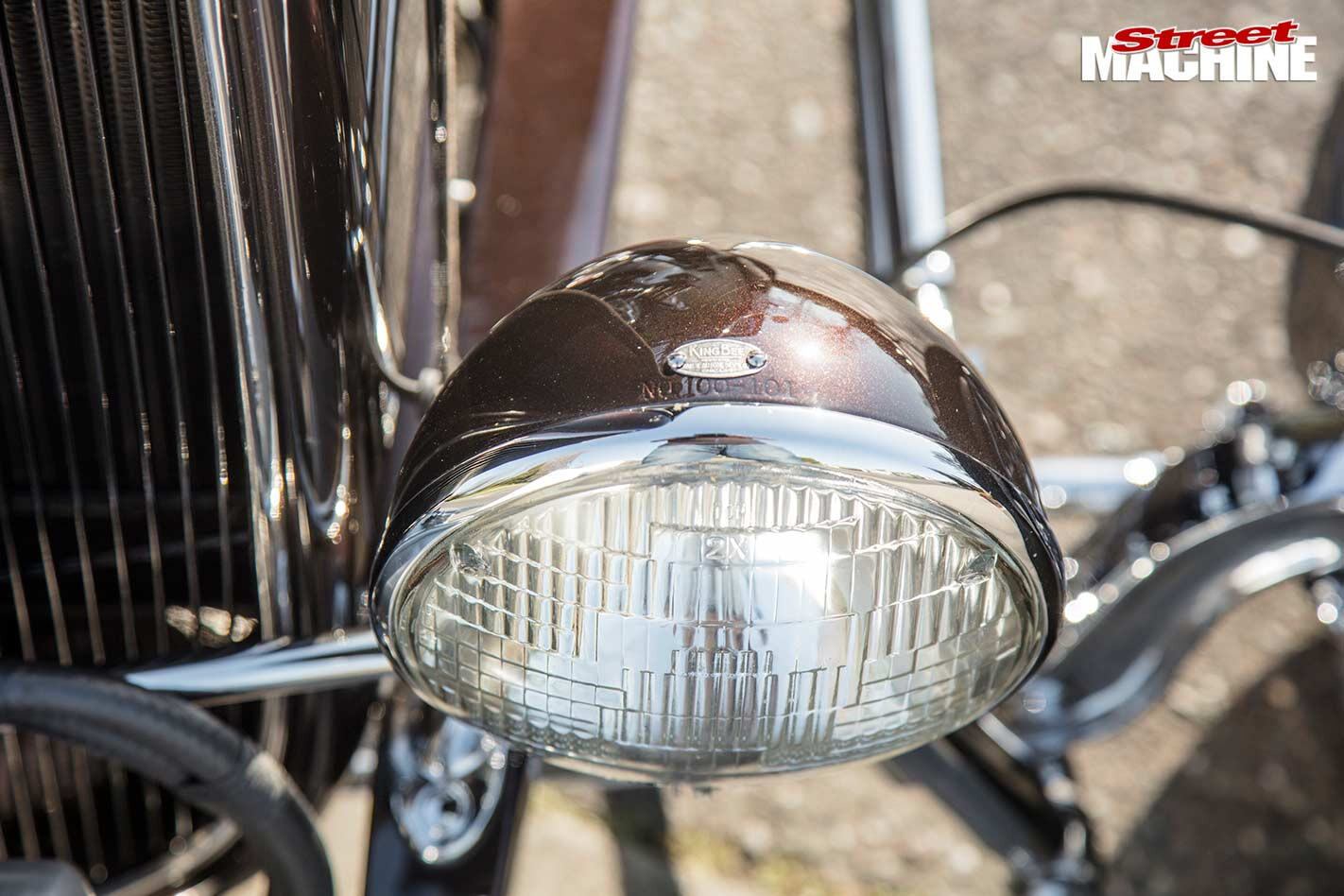 Ford three window coupe headlight