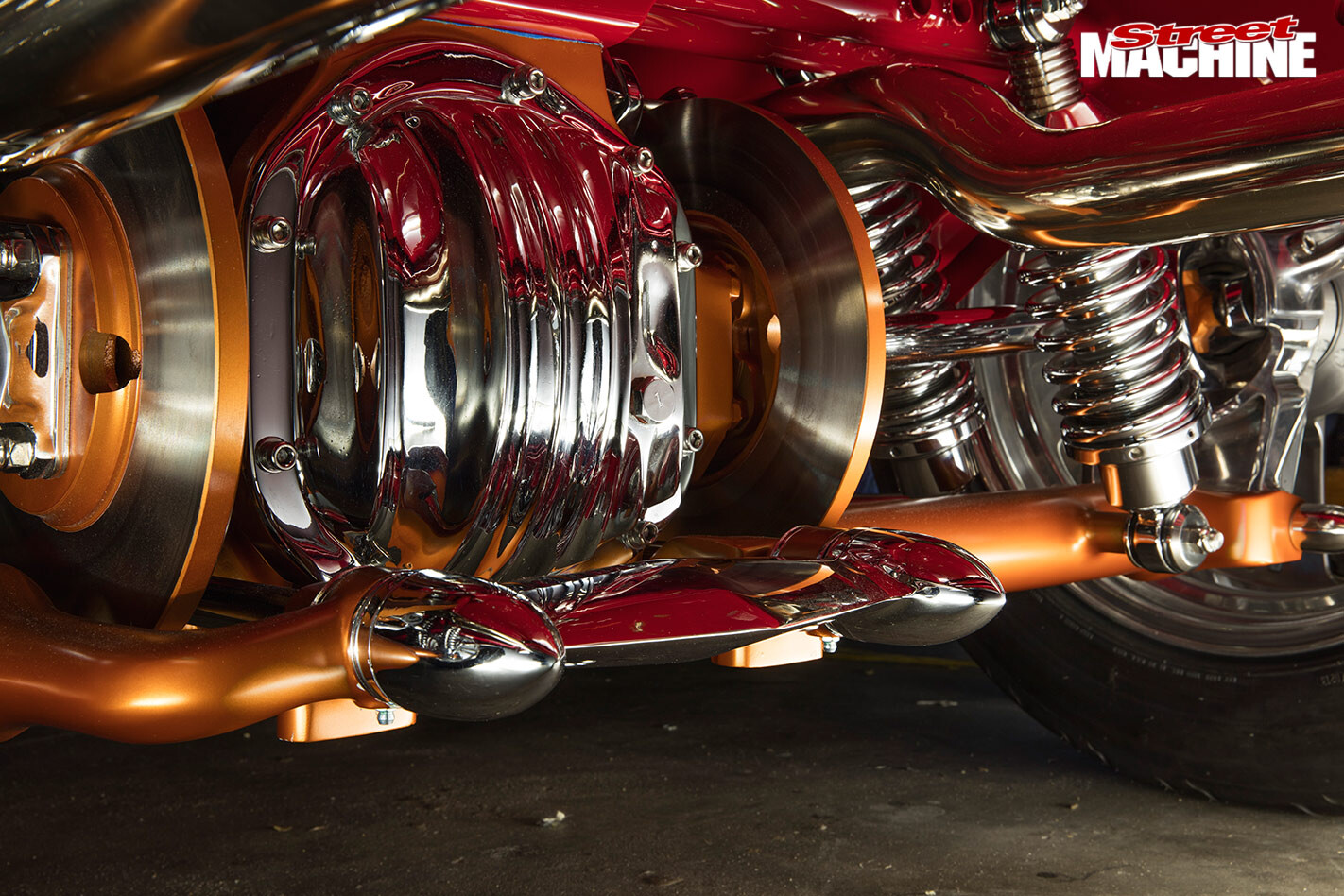 1933 Ford roadster unerside