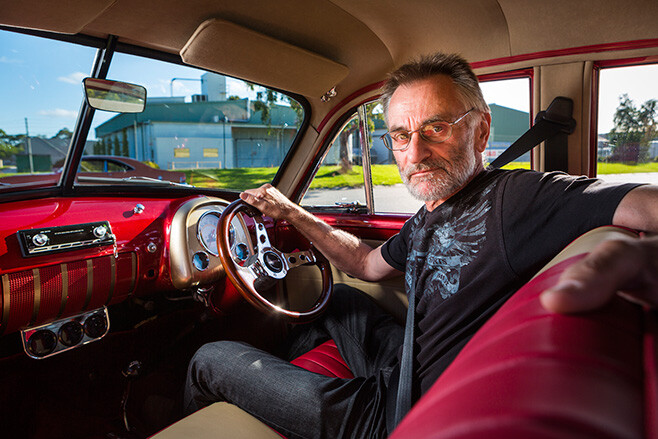 Andrew Brown and his 1951 Holden FX