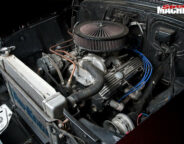 1954 chev 210 engine bay