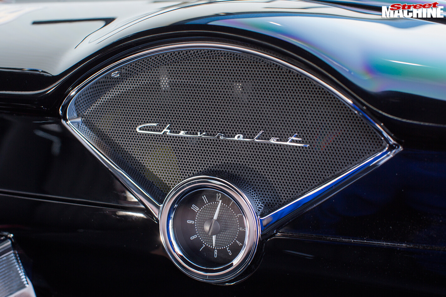 1955-chevrolet -clock