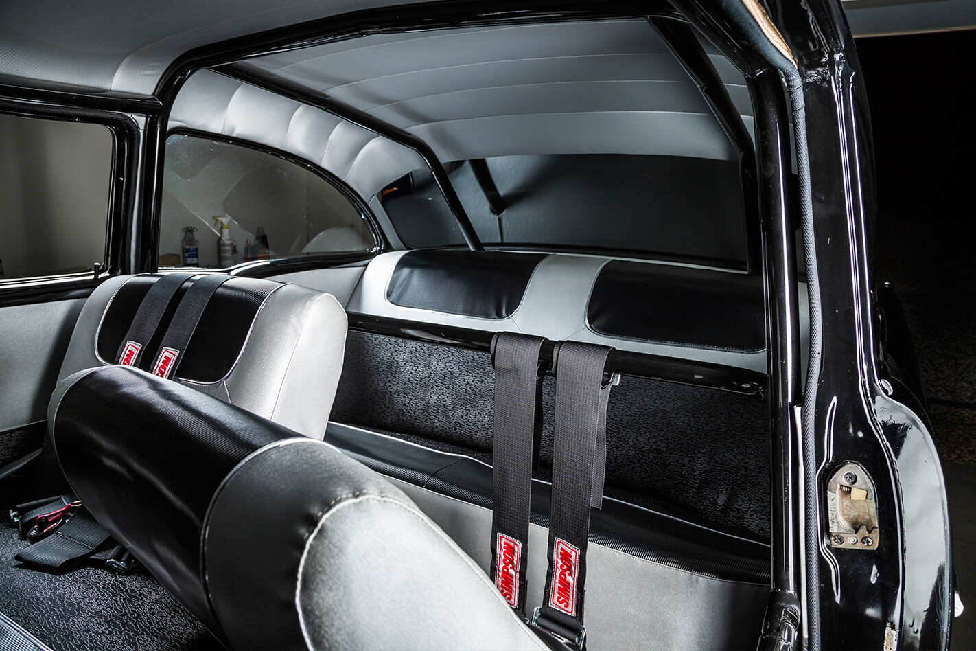 1957-Chevrolet -interior -rear