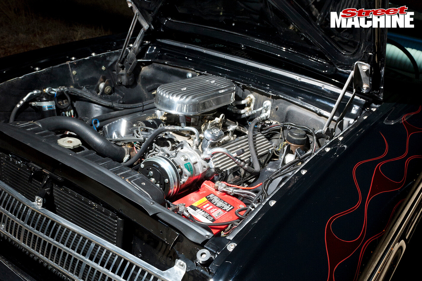 1961-Ford -Falcon -Wagon -engine