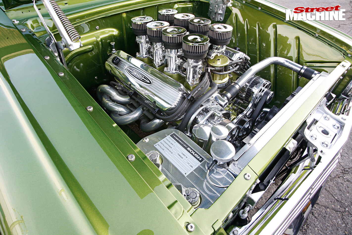 1963-FORD-FALCON-SQUIRE-WAGON-engine