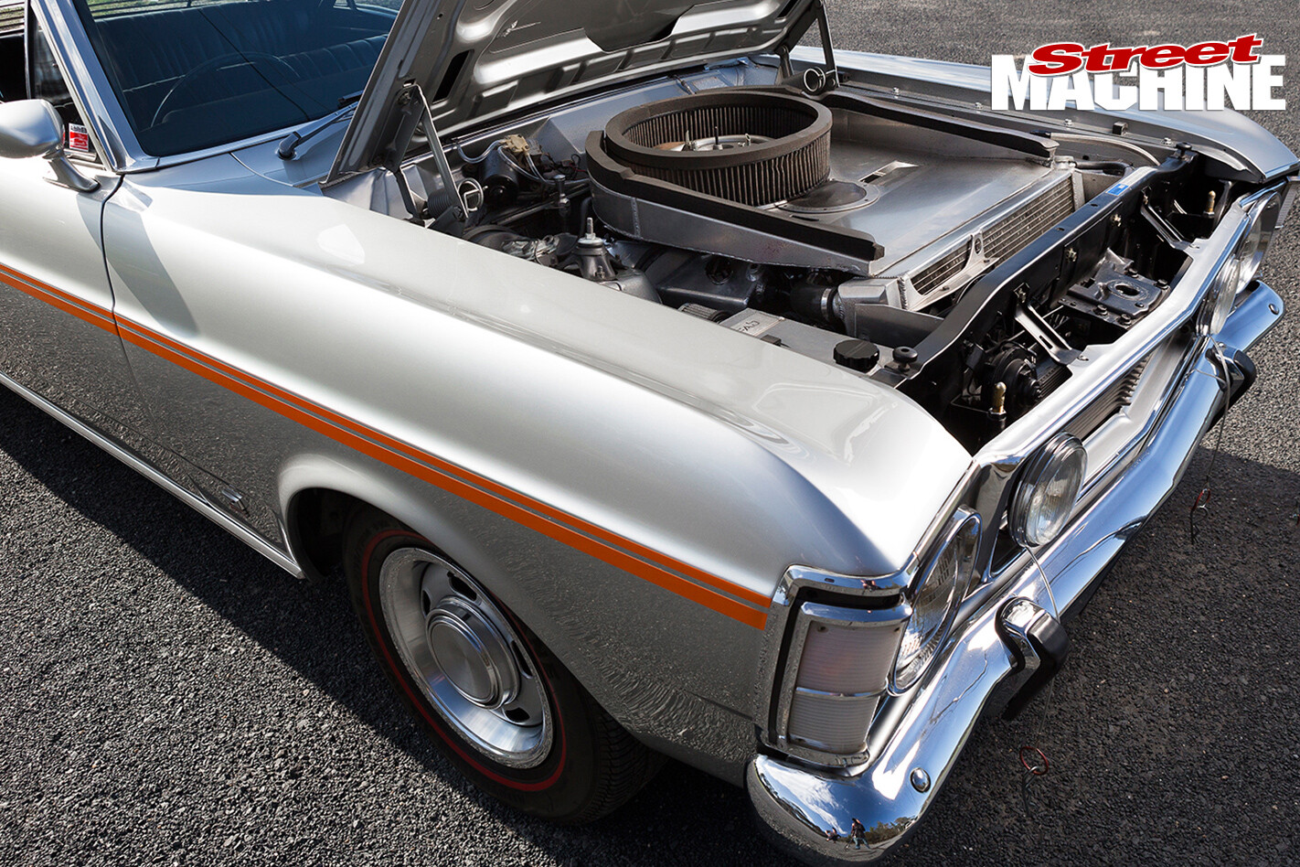 1970-Ford -XW-Falcon -engine -bay