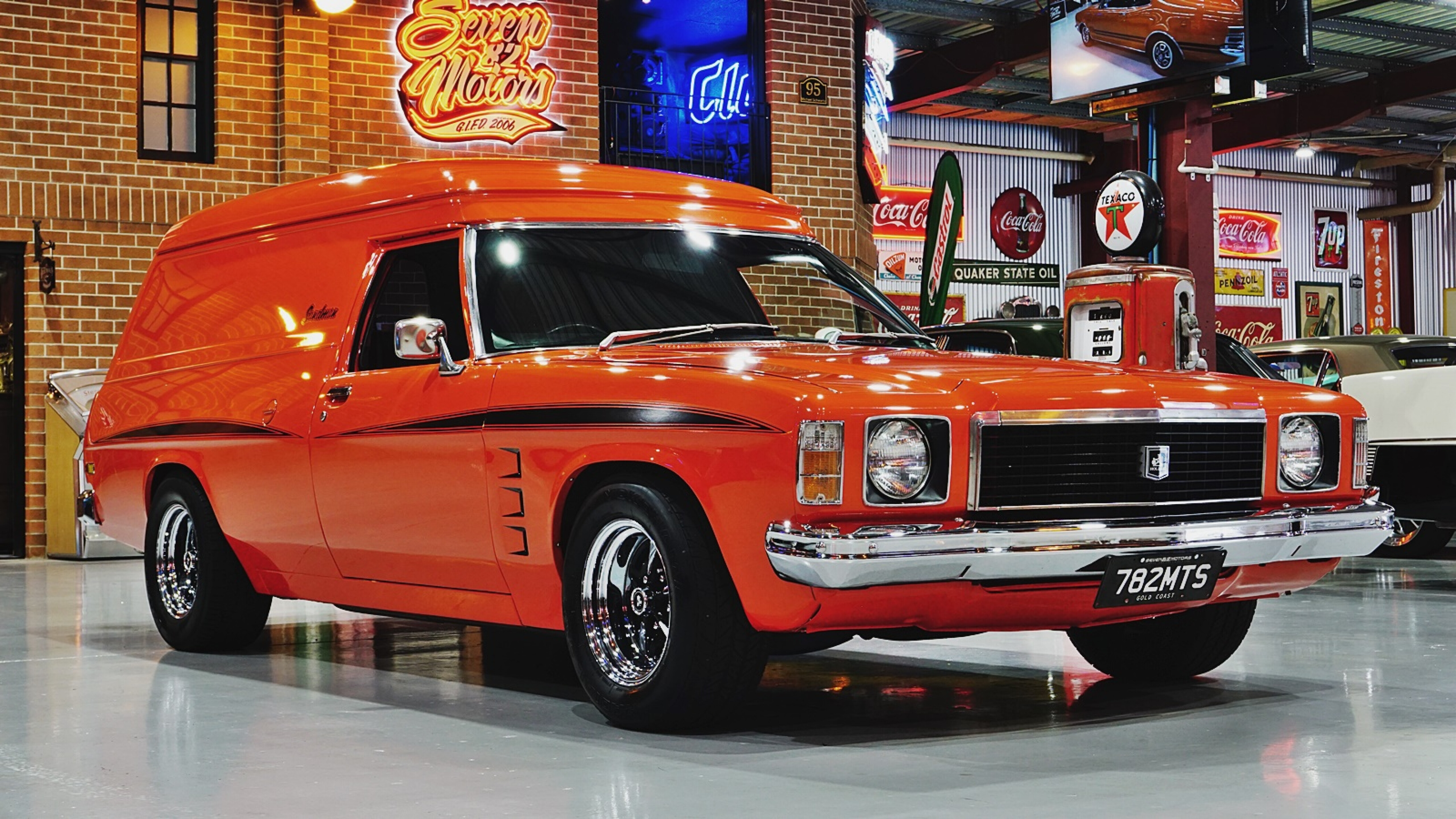 Street Machine News 1975 Holden HJ Sandman Van Mandarin Red 1