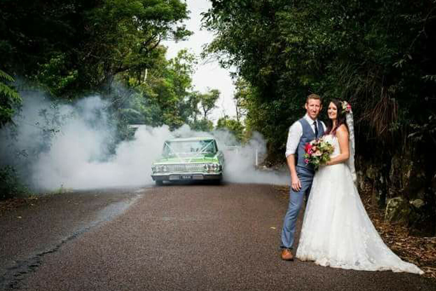 Luke Coble's Impala wedding car