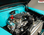 1955 chev engine bay