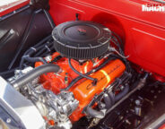 Chevy pickup engine bay