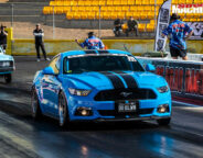 Todd O'Leary blown Mustang drag car