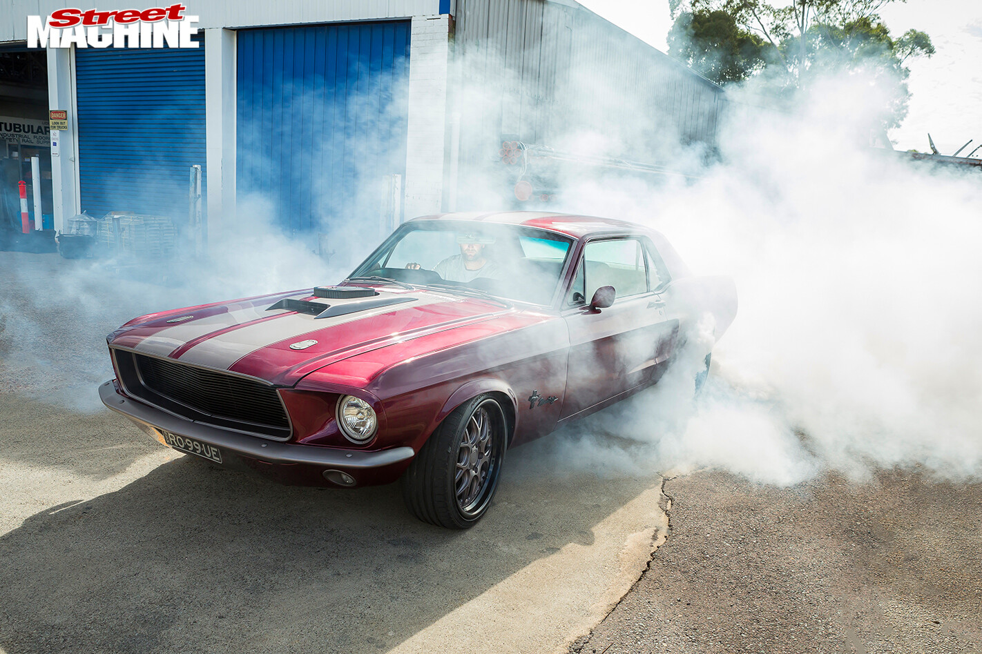 Ford -Mustang -burnout