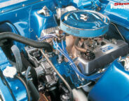 Pro street Ford XY Falcon engine bay