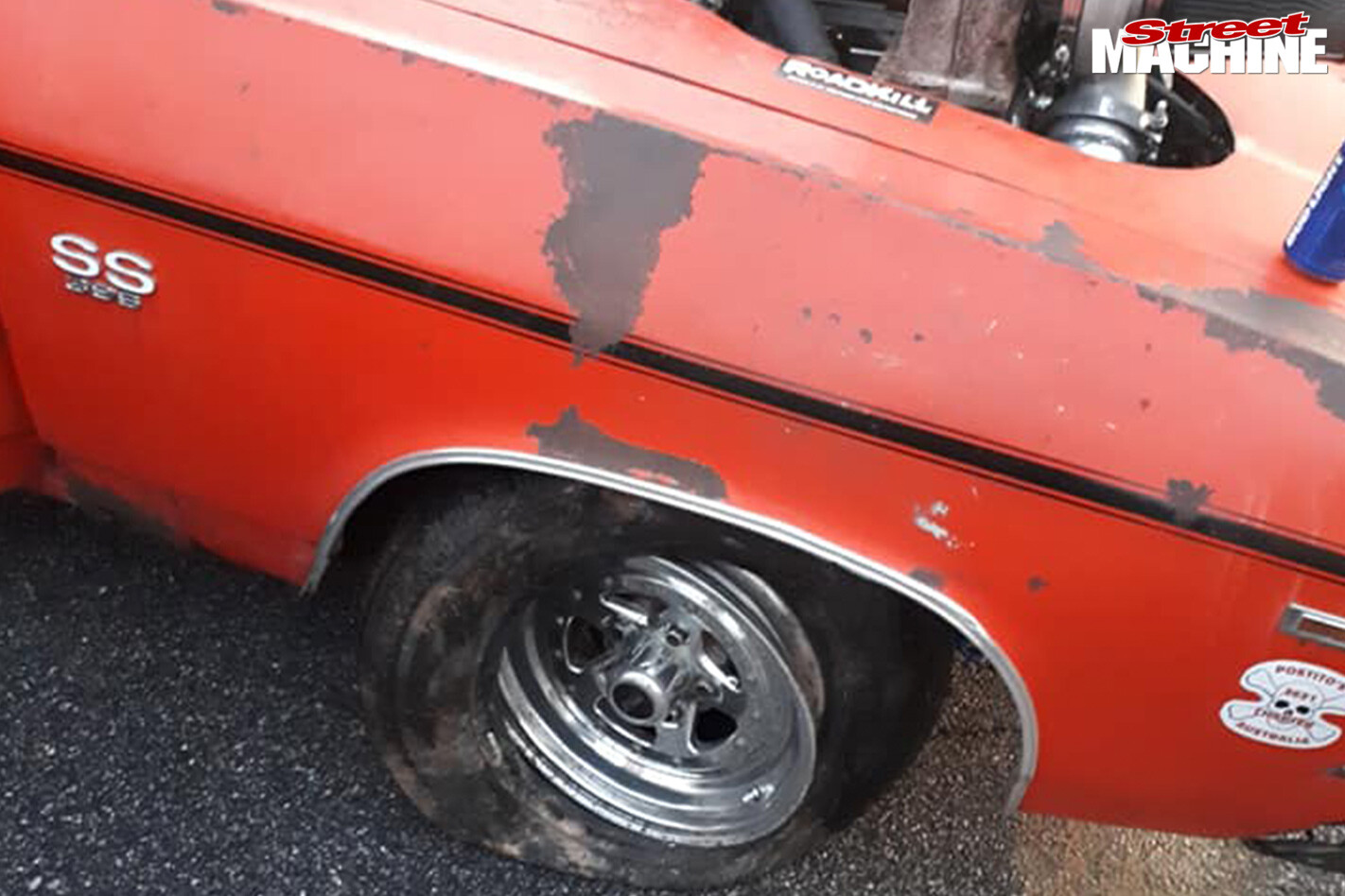 Chevelle SS bent wheel