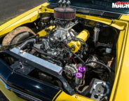 Holden HZ ute engine bay