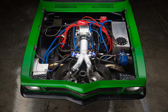 Holden LJ Torana engine bay