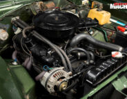 Plymouth Duster engine bay