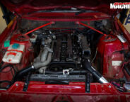 1JZ Volvo 240 engine bay