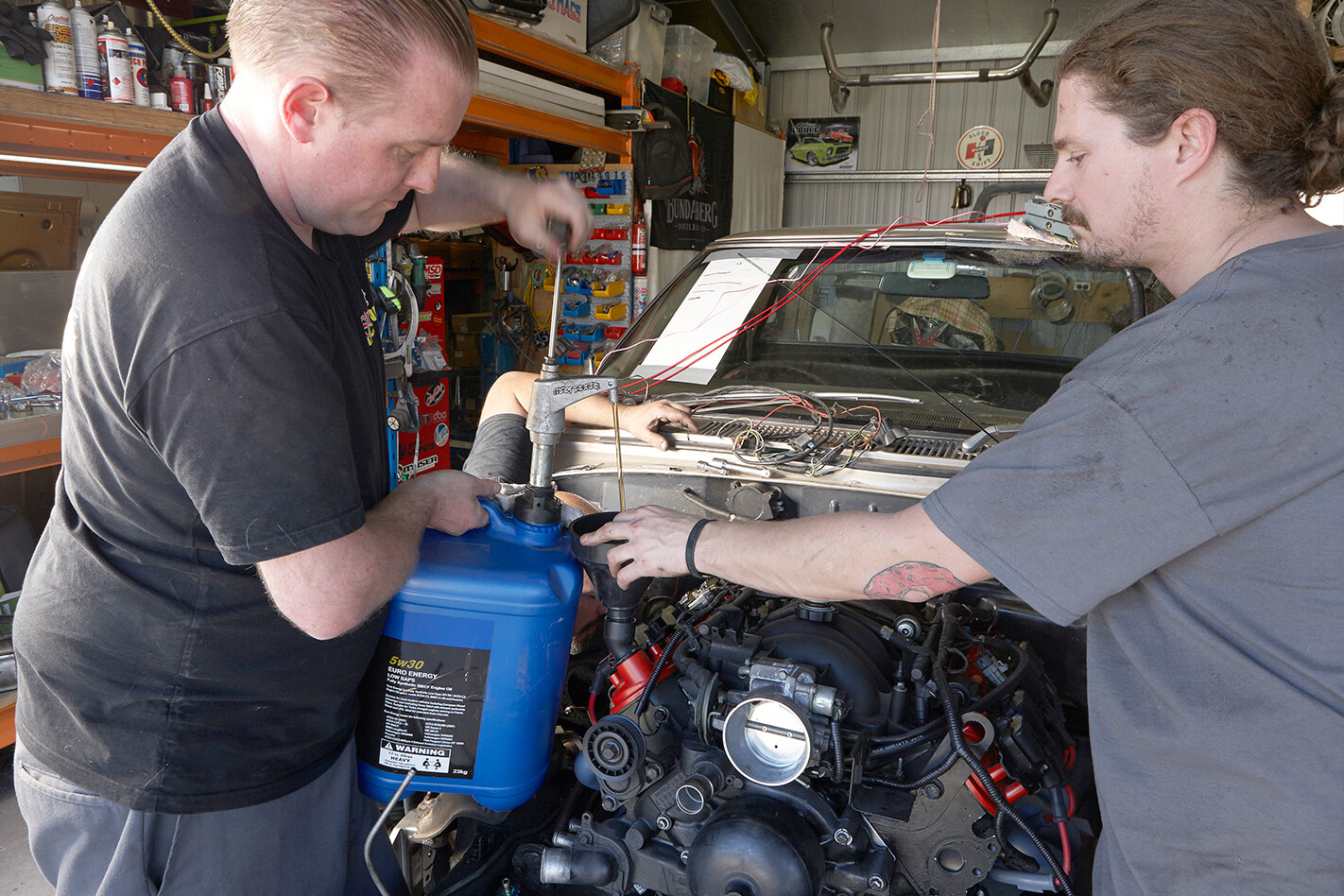 fresh engine oil