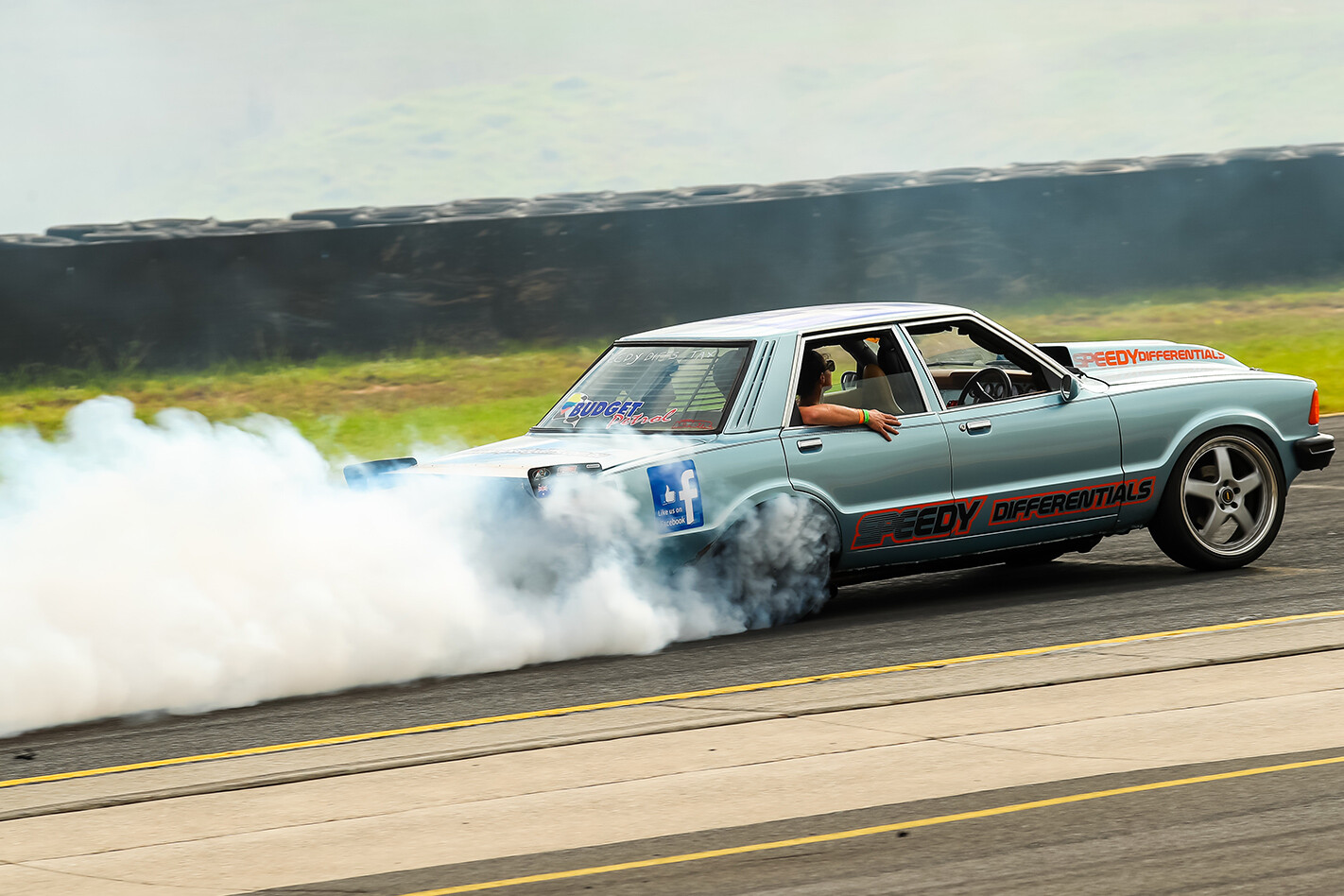 Barra-powered Ford Cortina at Powercruise