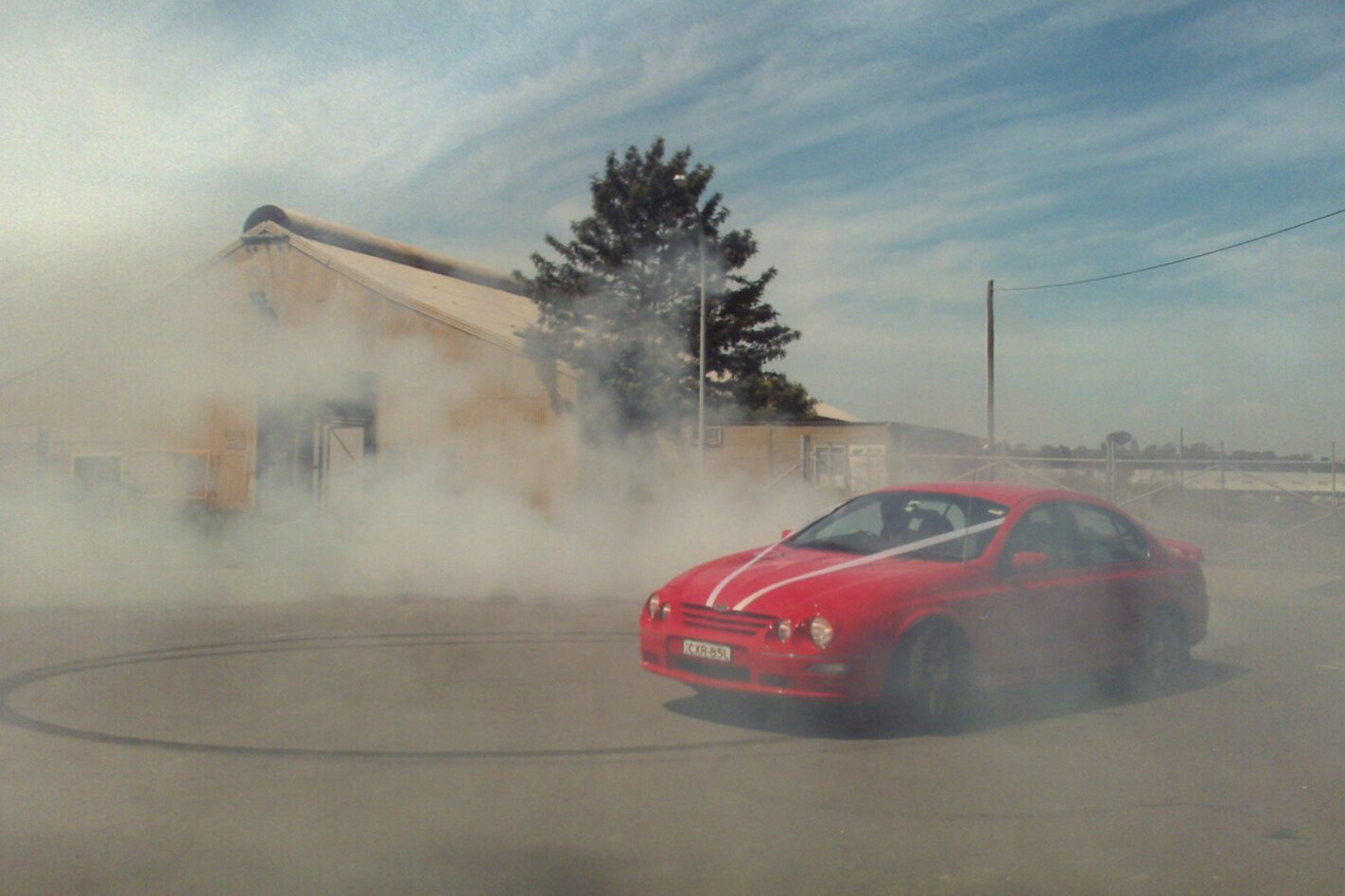 Dean Morton's Falcon wedding car