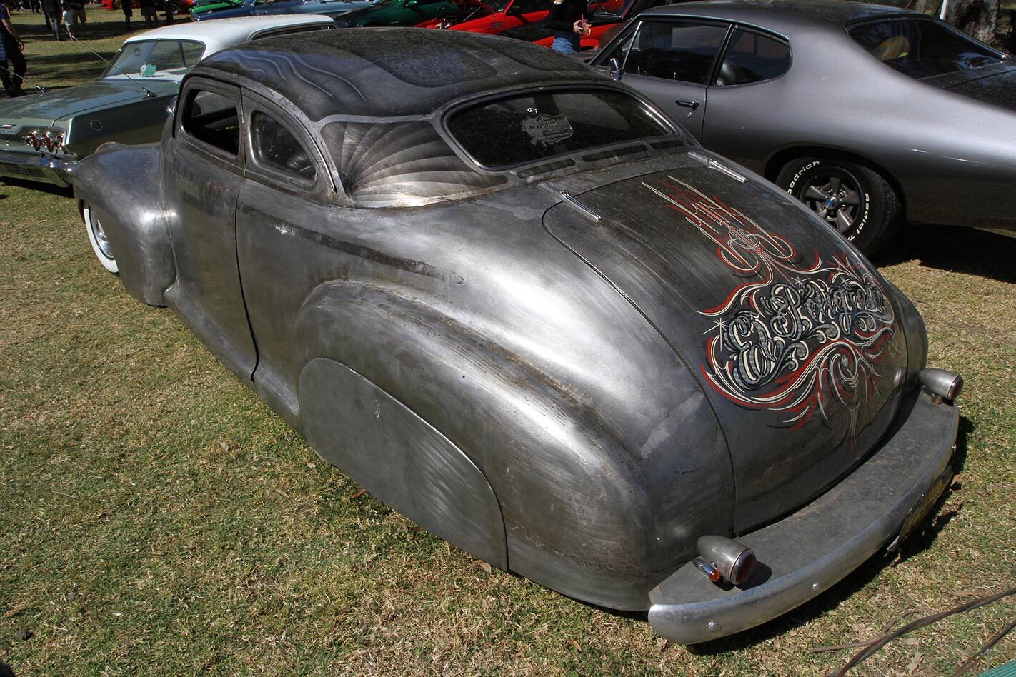 slammed bare metal 1941 Chevy