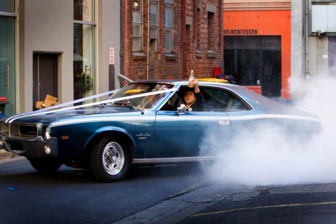 Adam Ciplys's wedding car