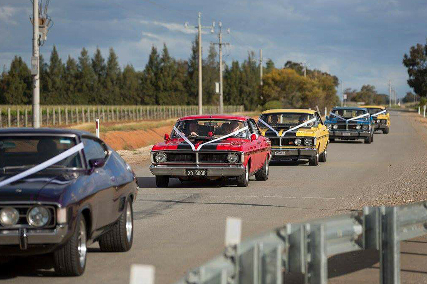 Braeden Hetherington's wedding cars