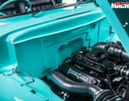 Ford F100 engine bay