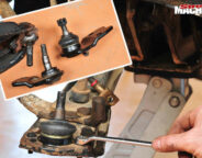 Dropped stub axles