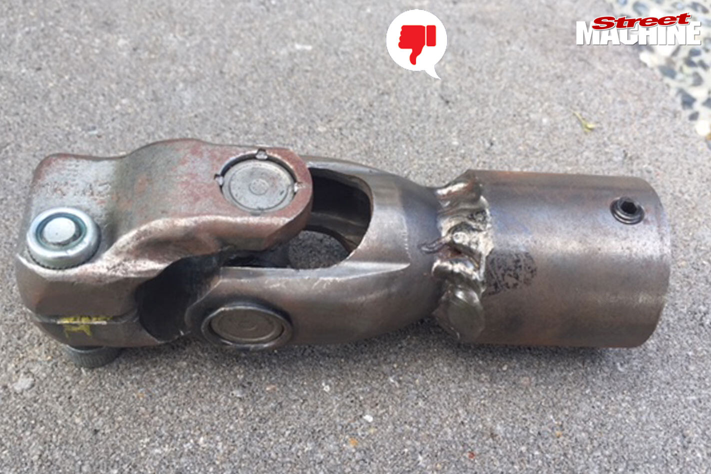 welded steering and brake components