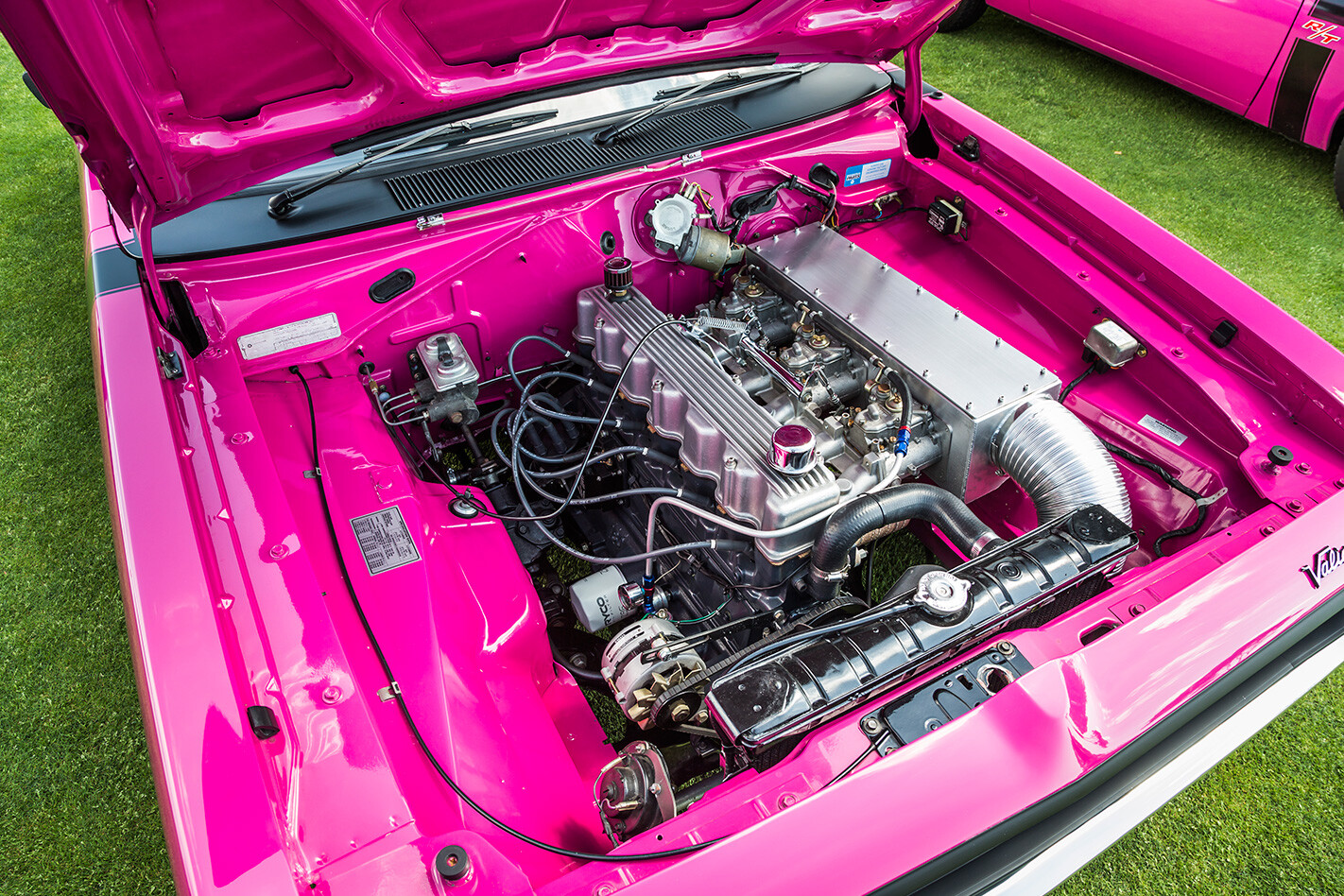 Chrysler Charger engine bay