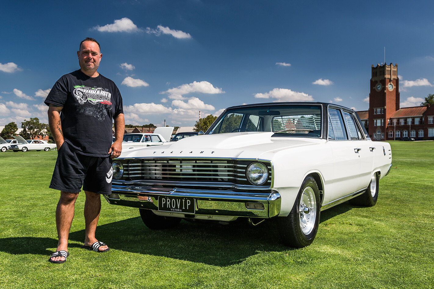 Mick Lulic and his Valiant