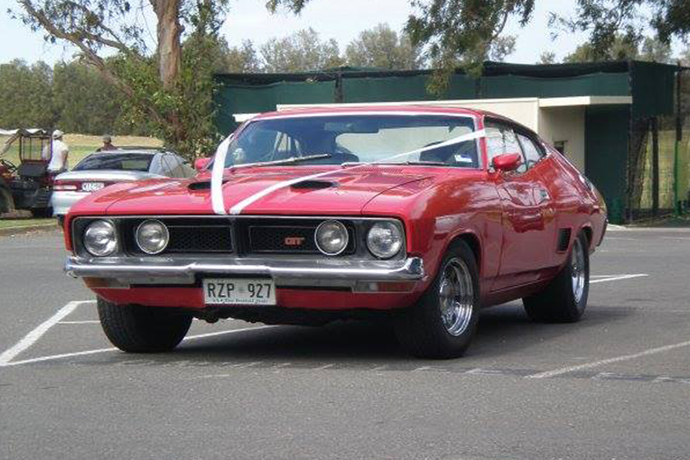 Daniel Falco's Falcon wedding car