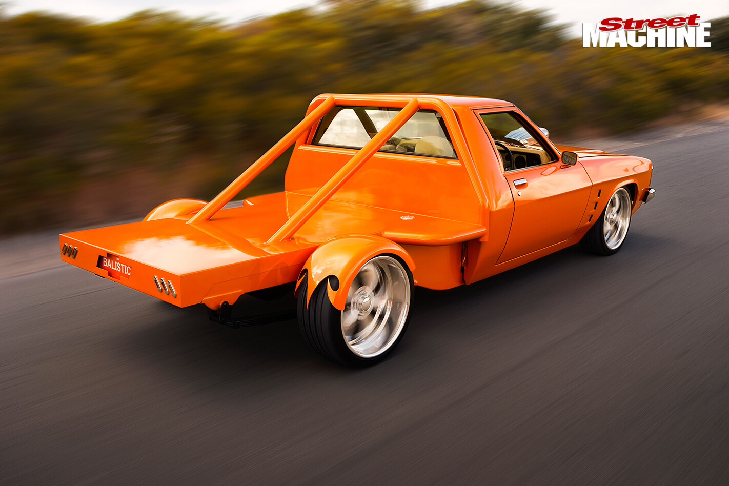 400-Cube -Holden -HQ-One -Tonner -driving -rear