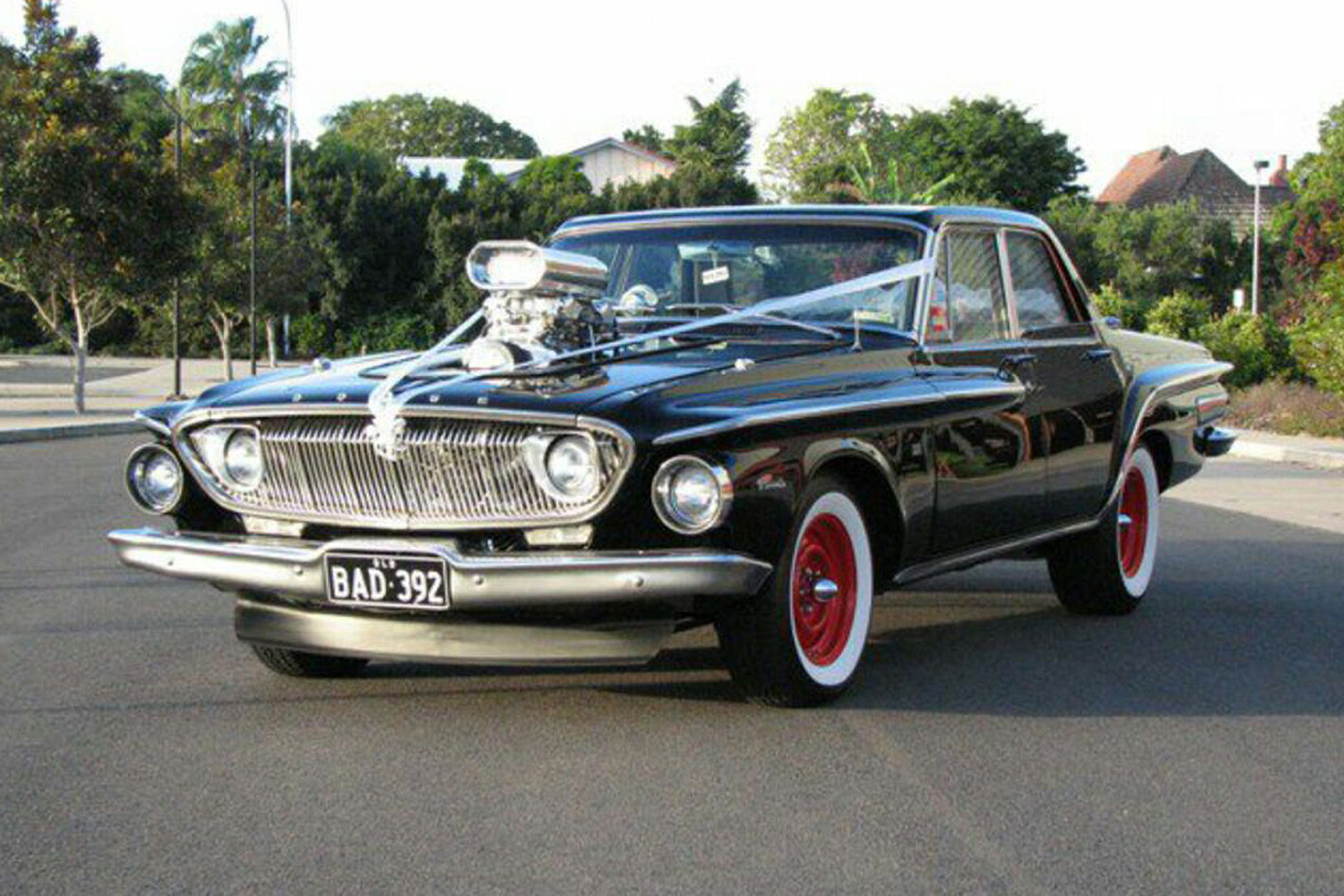 Warren Azzopardi's wedding car