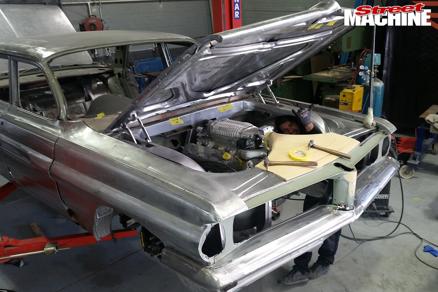 5-Pontiac -Laurentian -build -radiator