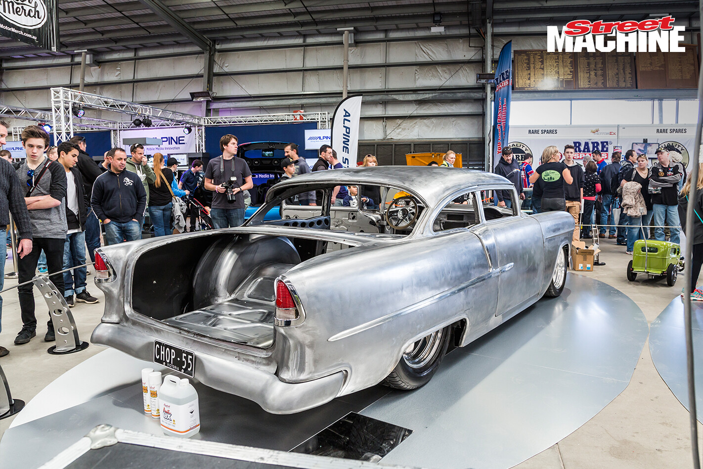 55 Chev Chopped Custom