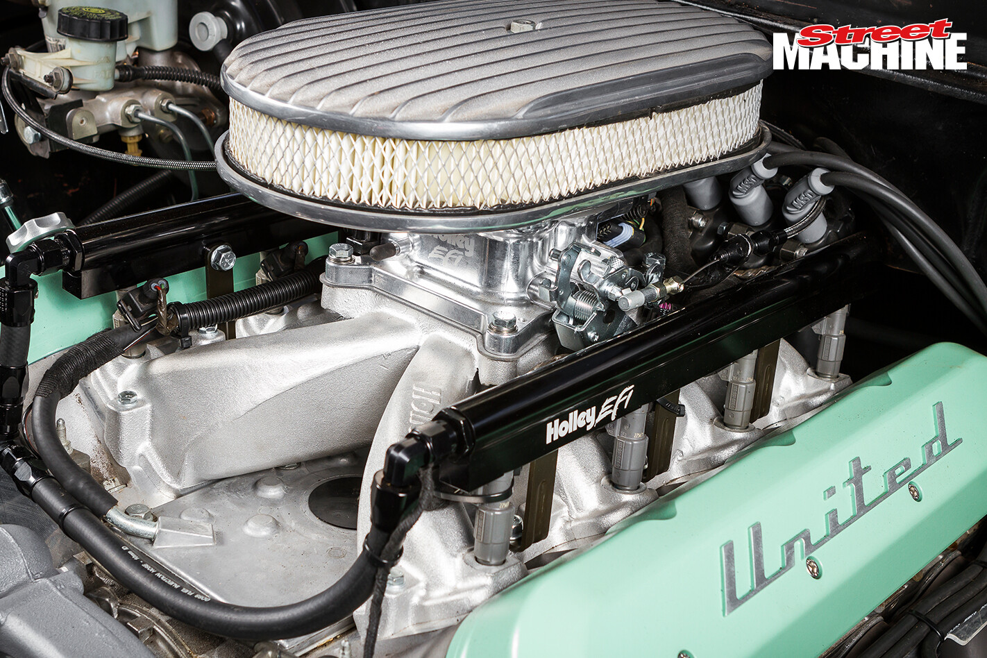 55 Chevy Pick Up Engine 2