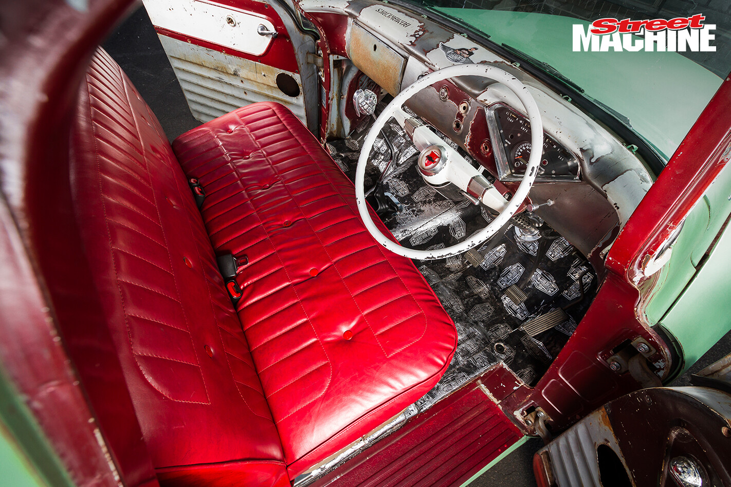 55 Chevy Pick Up Interior