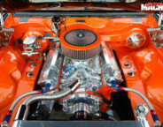 Holden LX Torana hatch engine bay