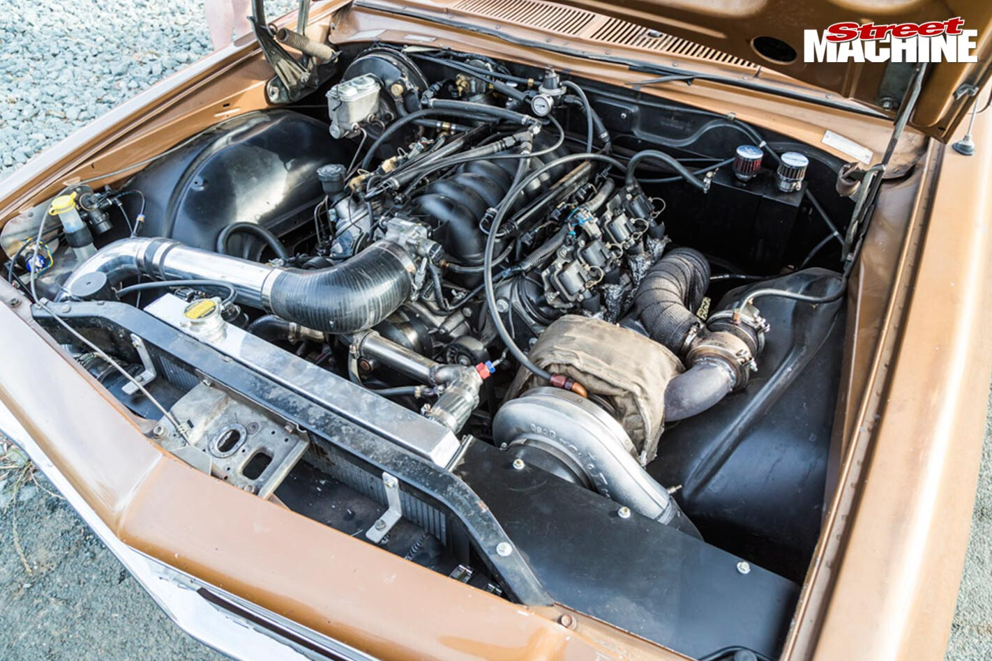 Holden Kingswood engine bay