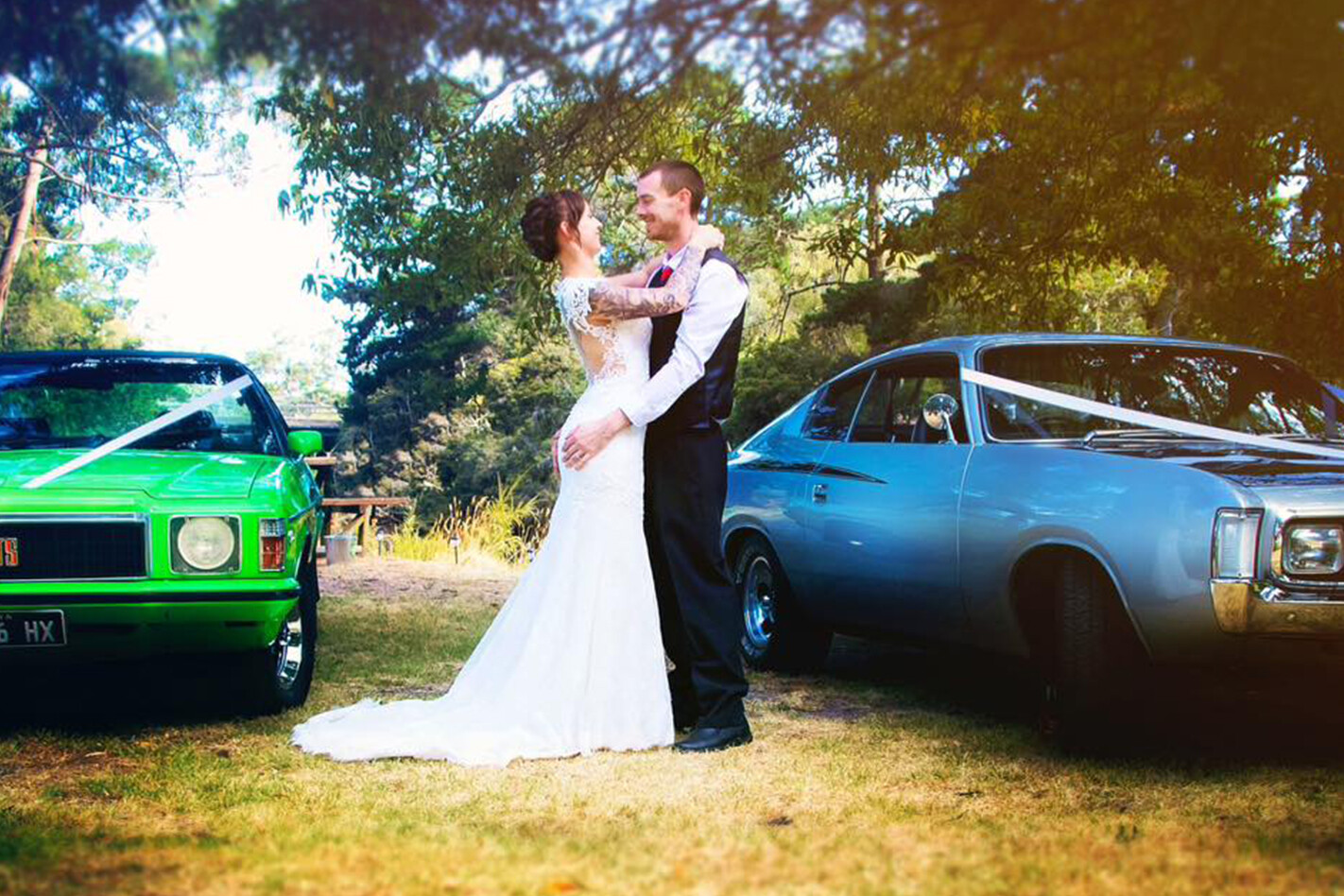Lizzie Gardner's wedding cars