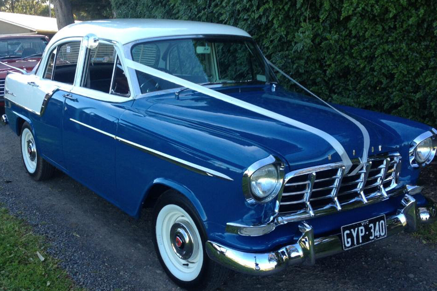 Mark Bortoli's wedding car