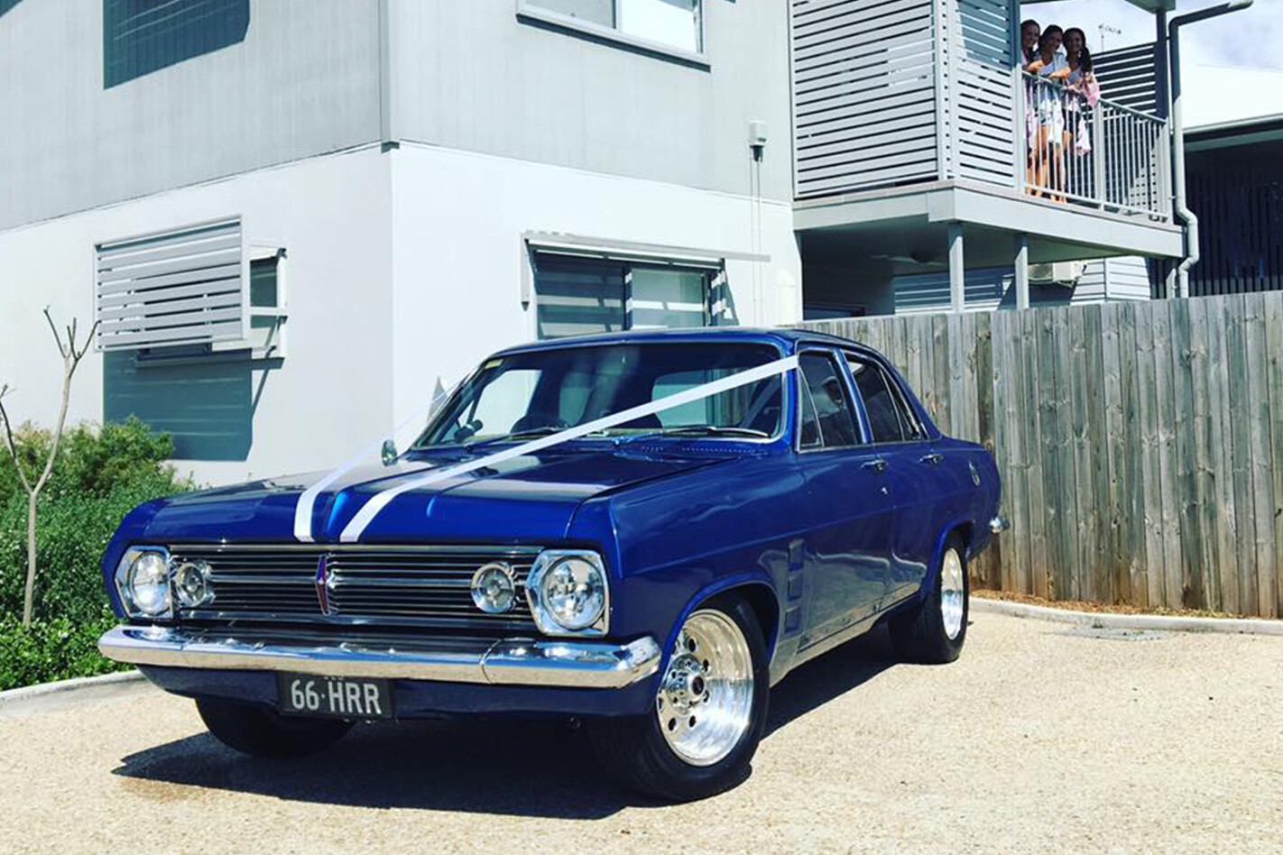 Rossy Benjamin's Holden wedding car